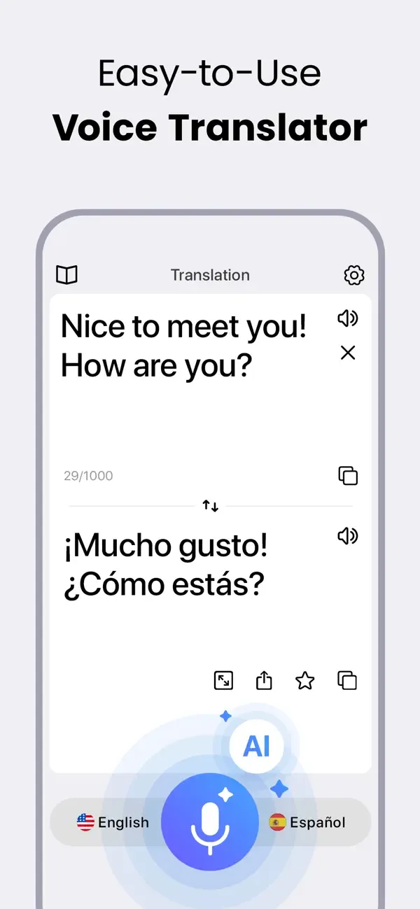Voice Translator: AI Translate screenshot 1
