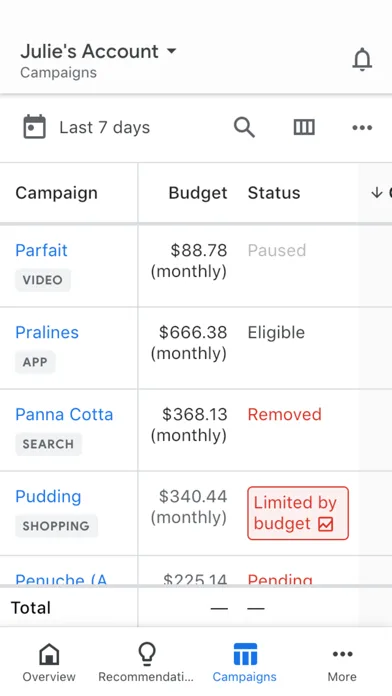 Google Ads screenshot 3