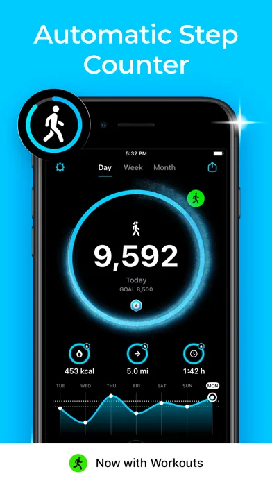 StepsApp Pedometer screenshot 1