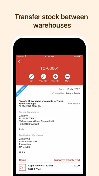 Zoho Inventory Management App screenshot 5