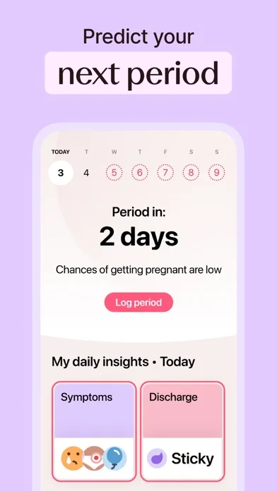 Flo Cycle & Period Tracker screenshot 1