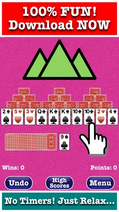 Tri Peaks Solitaire! screenshot 1