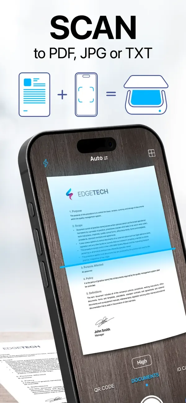 iScanner: PDF Document Scanner screenshot 1