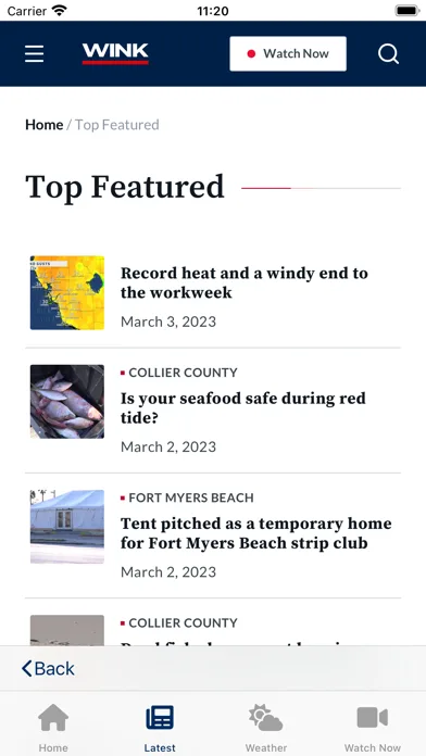 WINK News screenshot 2