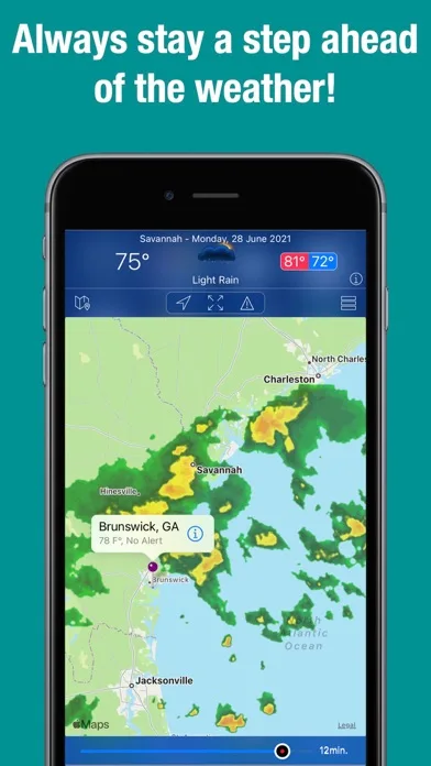 Doppler Radar - Live Rain Map screenshot 2