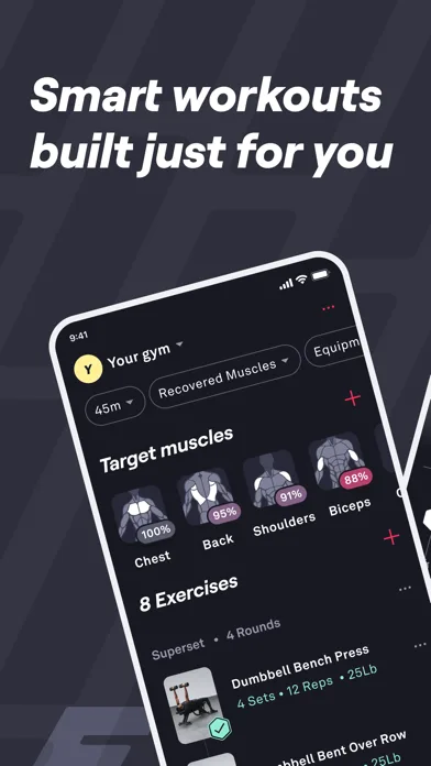 Fitbod: Gym & Fitness Planner screenshot 1