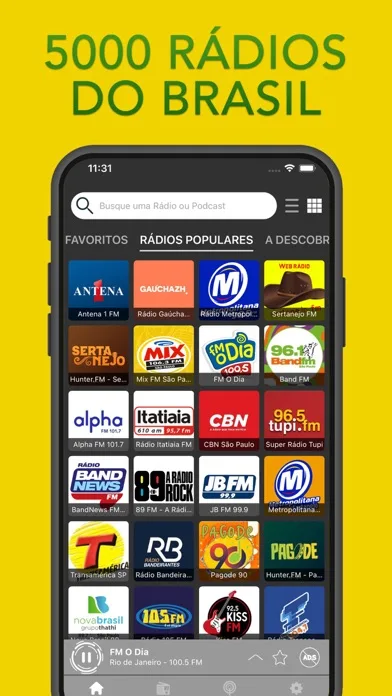 Radio FM Brasil: Radios Online screenshot 2