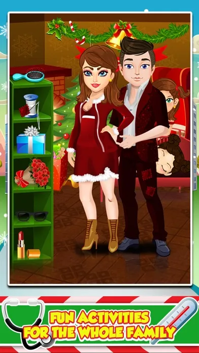 Mommy's Christmas Baby Doctor Salon - My Santa Spa Make-Up Games! screenshot 4