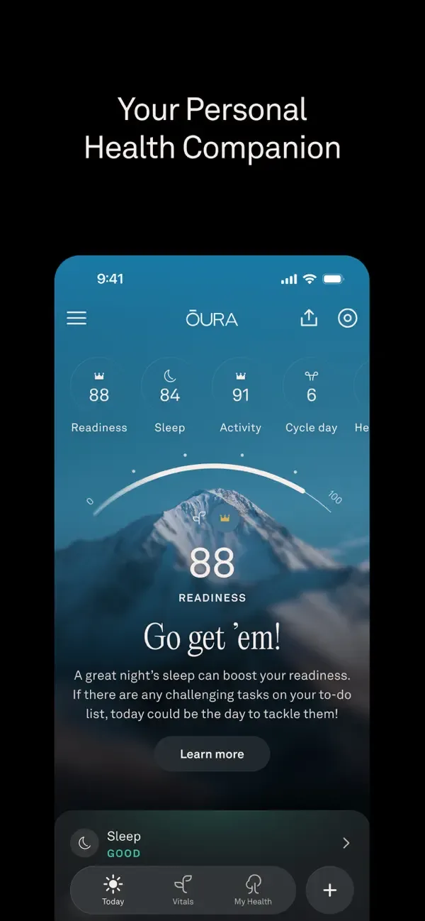 Oura screenshot 1