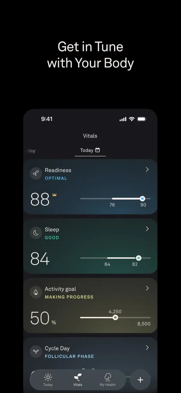 Oura screenshot 2