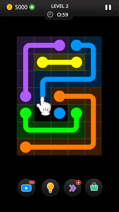 Dot Knot - Line & Color Puzzle screenshot 1