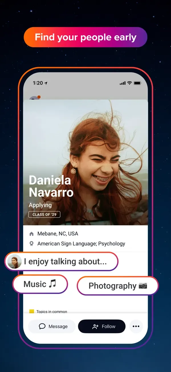 ZeeMee: Meet College Friends screenshot 2