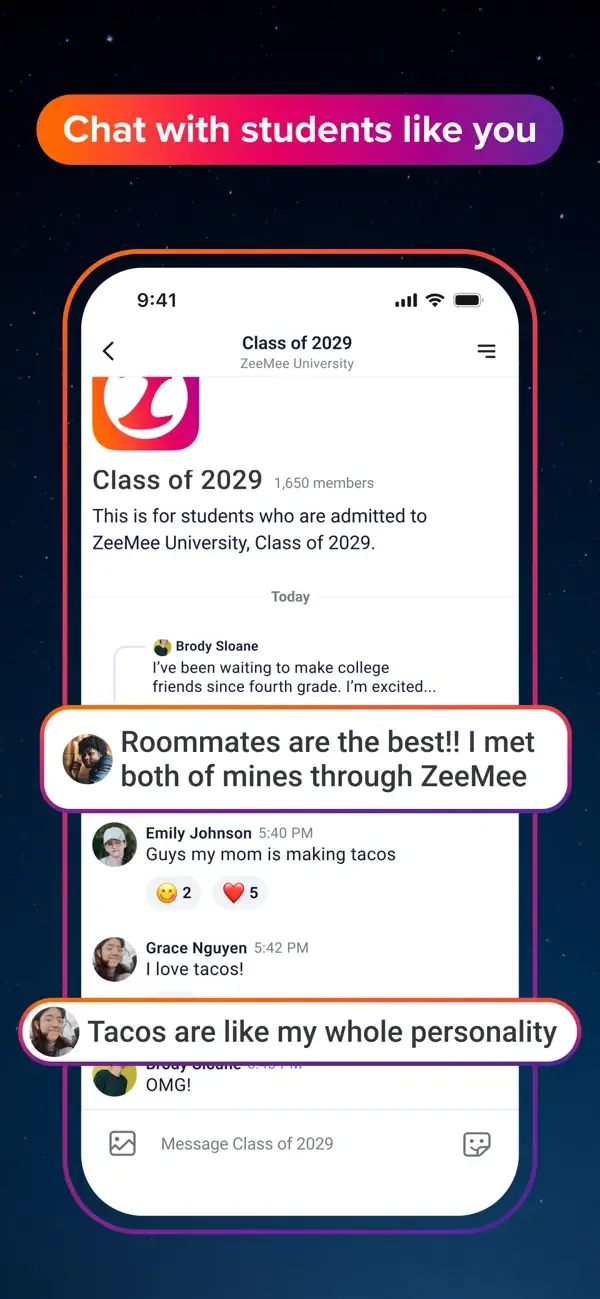 ZeeMee: Meet College Friends screenshot 4