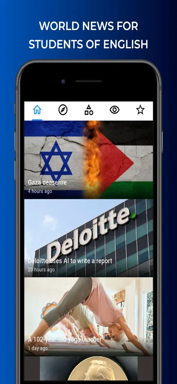 English News in Levels screenshot 1