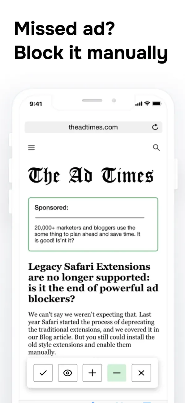 AdGuard Ad Blocker for Safari screenshot 3