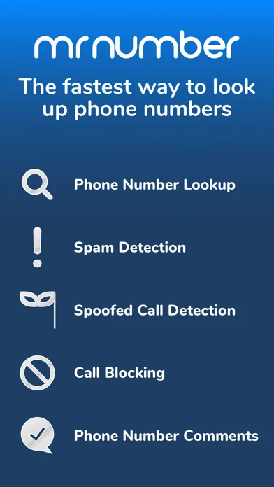 Mr. Number Lookup & Call Block screenshot 1