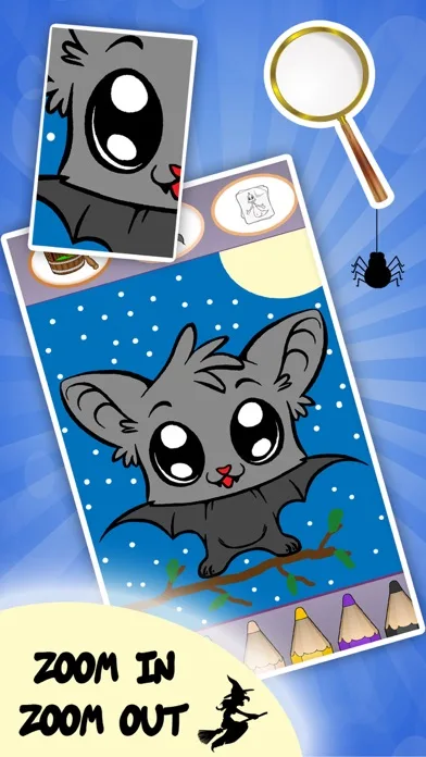 Coloring book : Draw Halloween screenshot 1