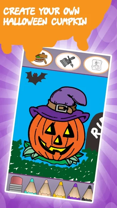 Coloring book : Draw Halloween screenshot 2