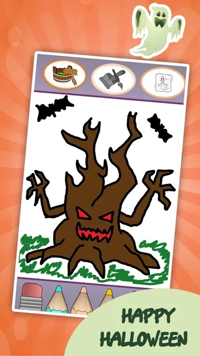 Coloring book : Draw Halloween screenshot 4