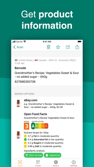 QR Code & Barcode Scanner ・ screenshot 4