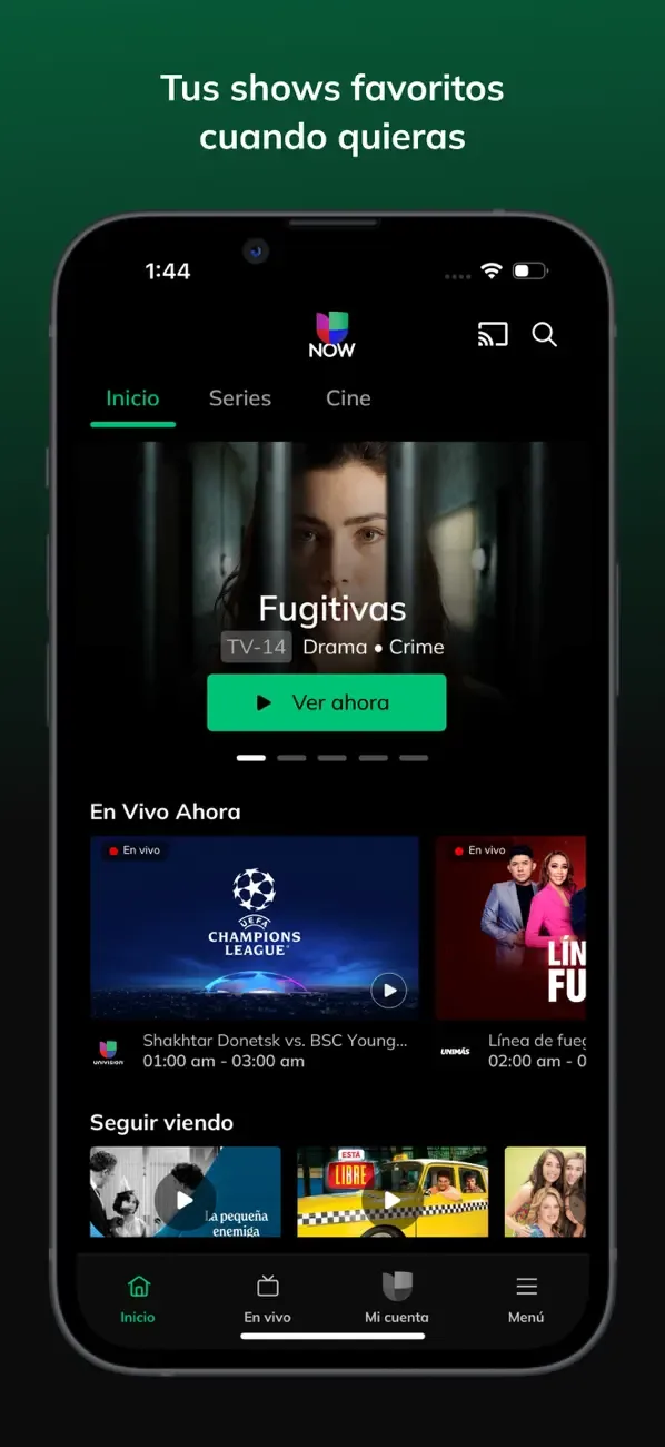 Univision Now screenshot 1