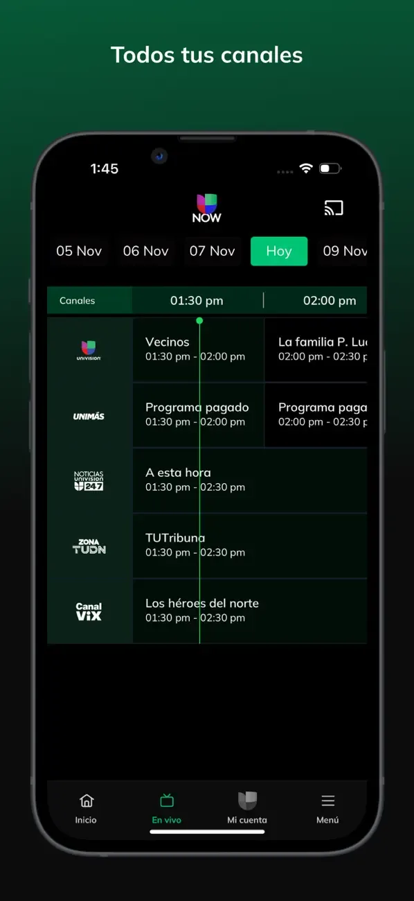 Univision Now screenshot 2