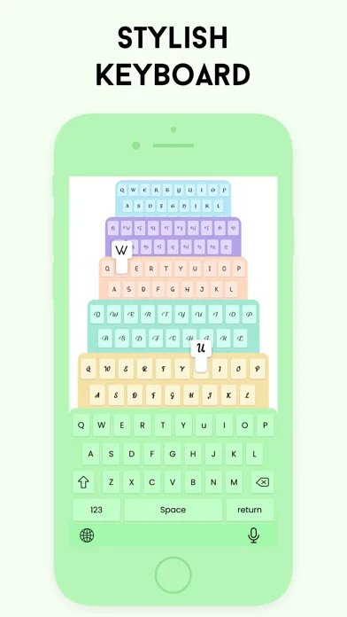 Fonts keyboard iphones app screenshot 4