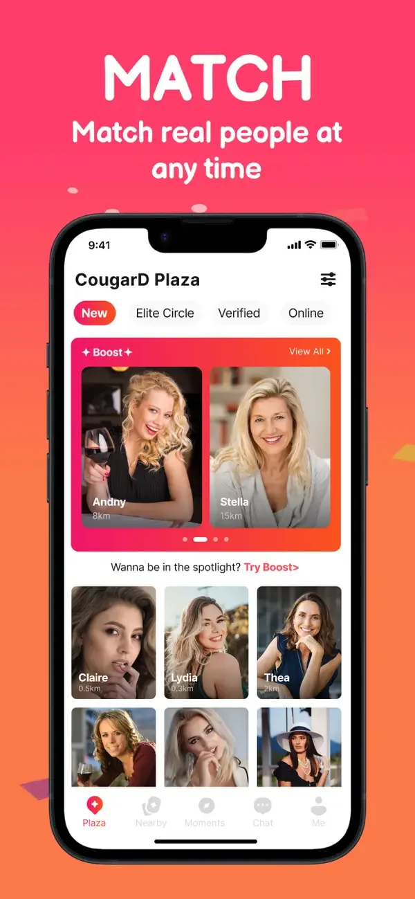 Cougar Dating App - CougarD screenshot 3
