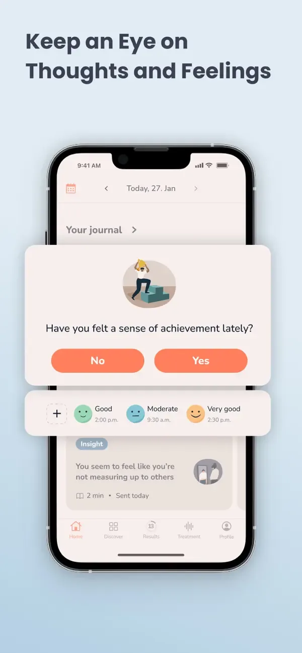 MindDoc: Mental Health Support screenshot 2