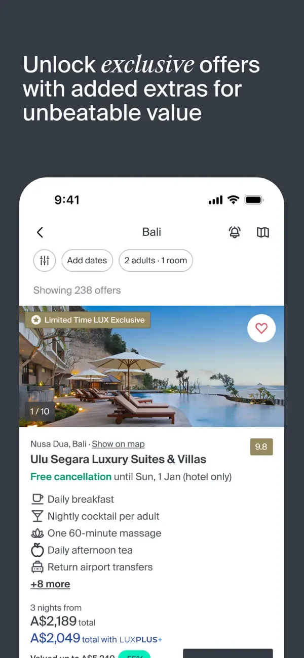 Luxury Escapes: Travel Deals screenshot 4