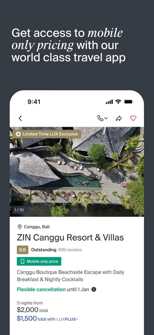 Luxury Escapes: Travel Deals screenshot 5
