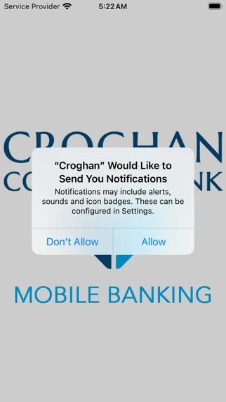 Croghan Mobile Banking screenshot 1