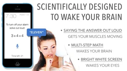 Math Alarm Clock - Wake up! screenshot 1