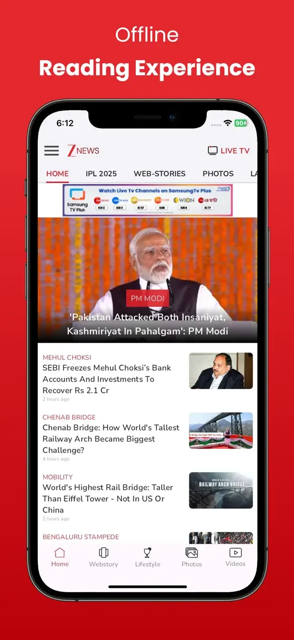 Zee News Live screenshot 3