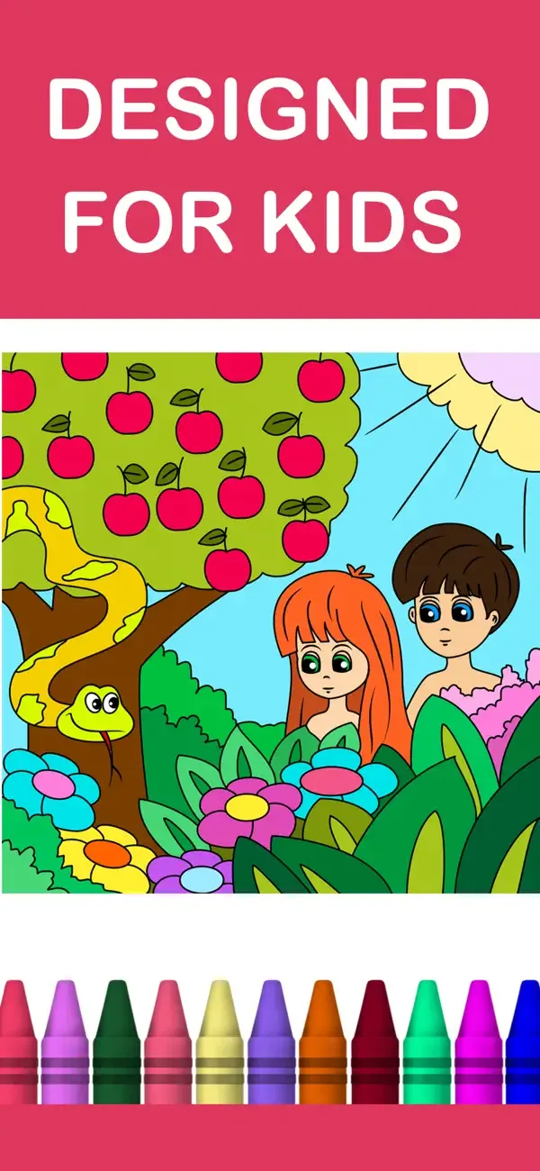 Bible Coloring Book for Kids screenshot 5