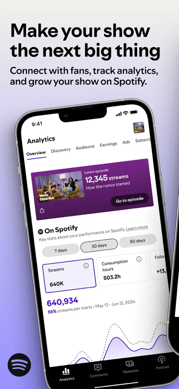 Spotify for Creators screenshot 1
