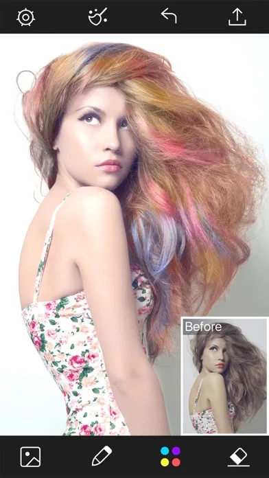 Hair Color Changer - Styles Salon & Recolor Booth screenshot 2