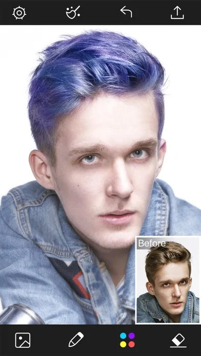 Hair Color Changer - Styles Salon & Recolor Booth screenshot 5