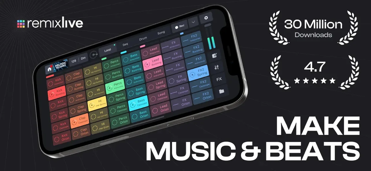 Remixlive - Make Music & Beats screenshot 1