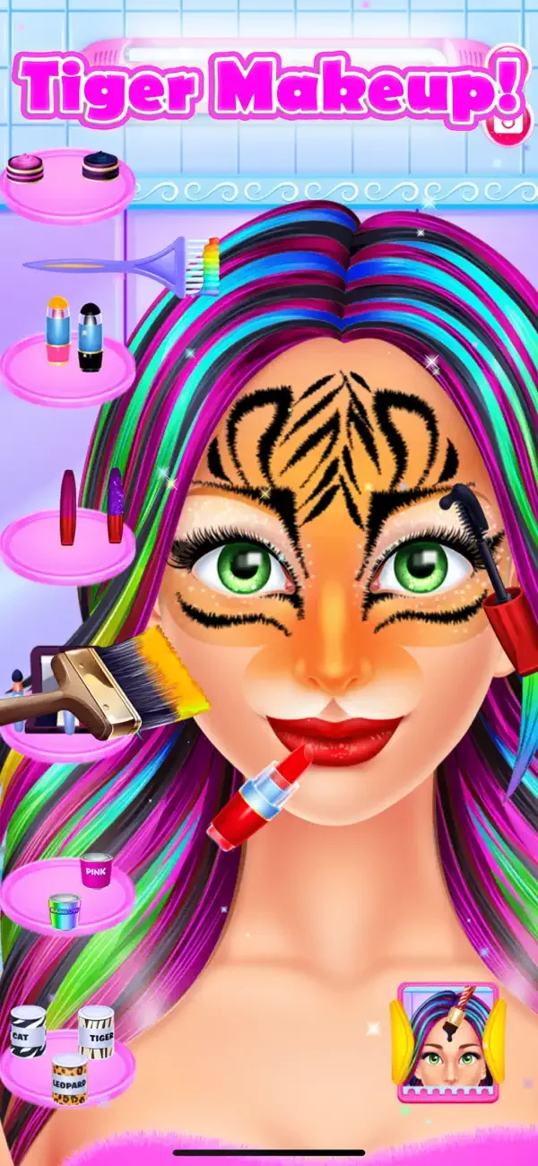 Face Paint Party: Makeup Game screenshot 2