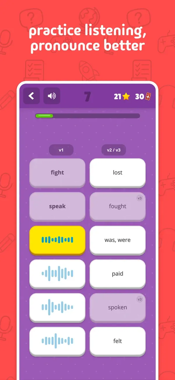 English Irregular Verbs Best screenshot 5