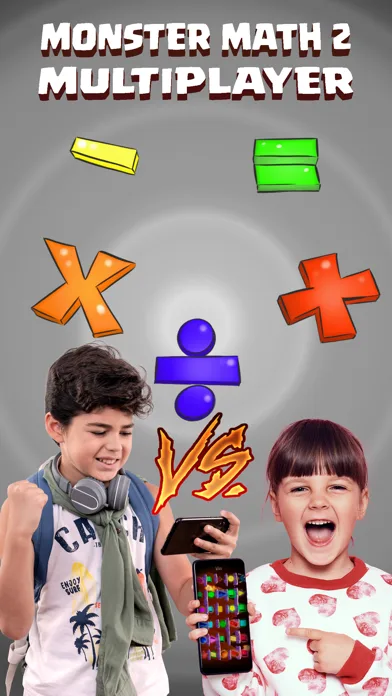 Math Duel: 2 Player Kids Games screenshot 1