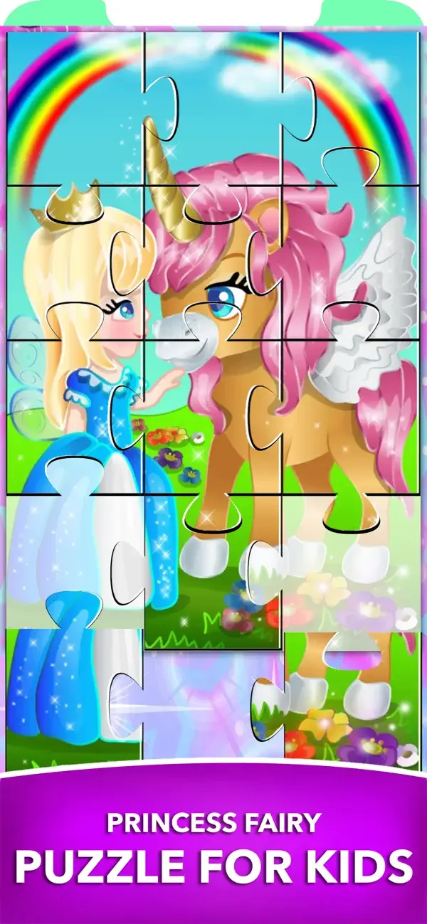 Princess Fairy Puzzle for Kids screenshot 1