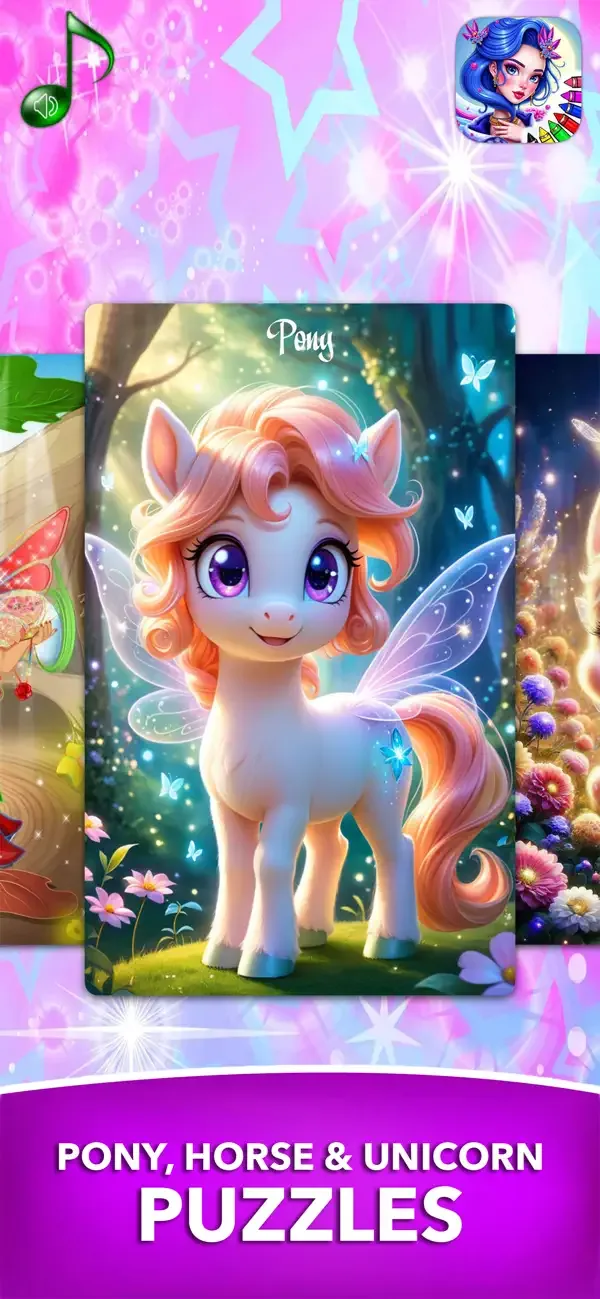 Princess Fairy Puzzle for Kids screenshot 2