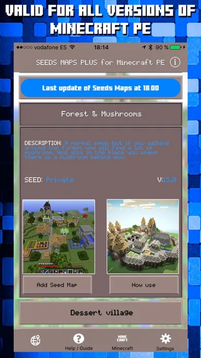 Seeds for Minecraft PE : Free Seeds Pocket Edition screenshot 2