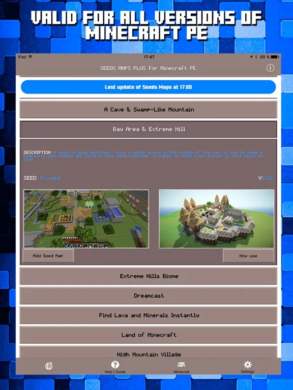 Seeds for Minecraft PE : Free Seeds Pocket Edition screenshot 4