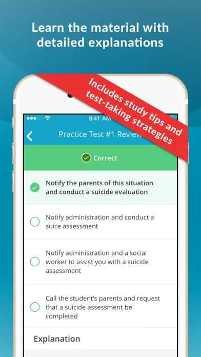Praxis School Psychologist Q&A screenshot 4