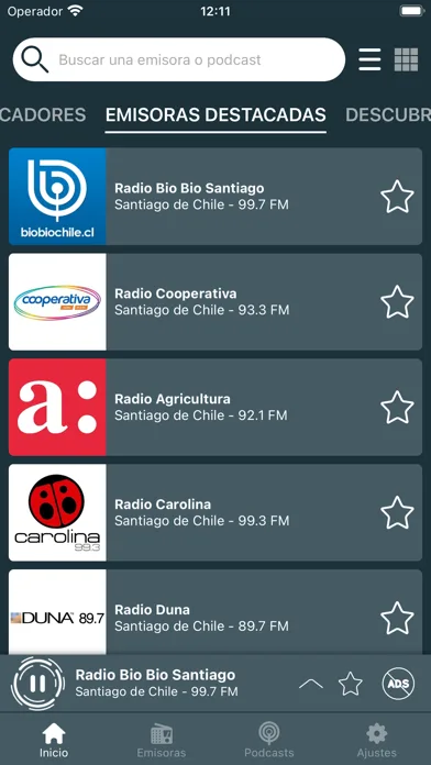 Radios de Chile: Radio FM y AM screenshot 1