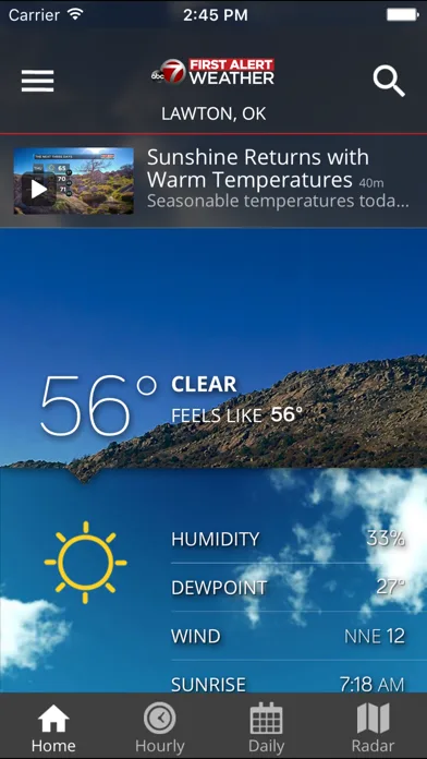 KSWO First Alert 7 Weather screenshot 1