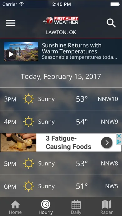 KSWO First Alert 7 Weather screenshot 2